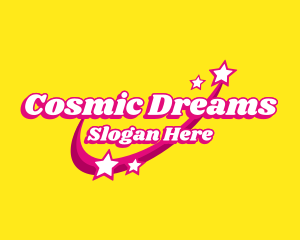 Cosmic Star Rave logo design