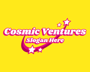 Cosmic Star Rave logo design