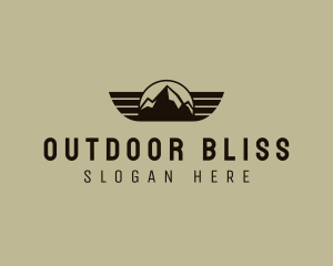 Mountain Wings Adventure logo design