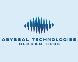 Frequency Wave Audio Technology logo design