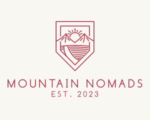 Monoline Outdoor Resort logo design