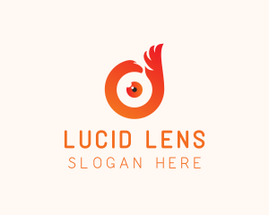 Phoenix  Eye Lens logo design