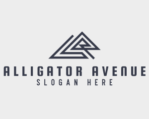 Logistics Arrow Letter A  logo design