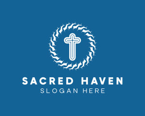 Holy Crucifix Church Ministry logo design