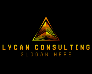 Luxury Pyramid Consultant logo design