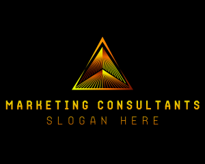 Luxury Pyramid Consultant logo design