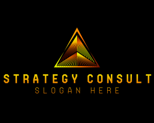 Luxury Pyramid Consultant logo design