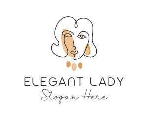 Feminine Lady Jewels logo design