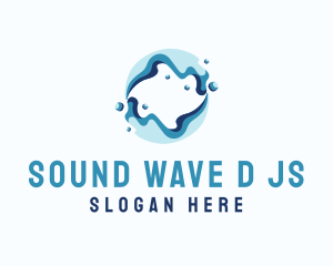 Abstract Water Wave logo design