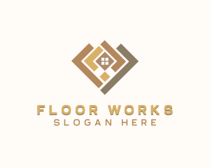 Floor Tiles Flooring logo design