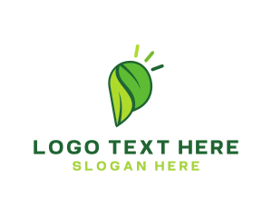 Letter - Green Leaves Letter P logo design