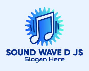 Digital Music Sound Engineer logo design