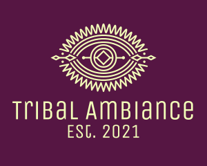 Tribal Eye Surveillance  logo design