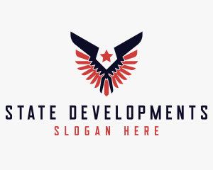 United States Eagle Star  logo design