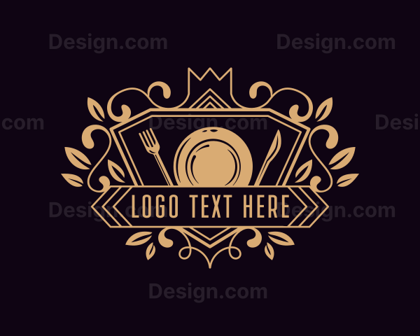 Luxury Fine Dining Restaurant Logo