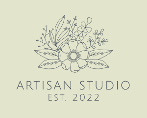 Flower Arrangement Garden logo design