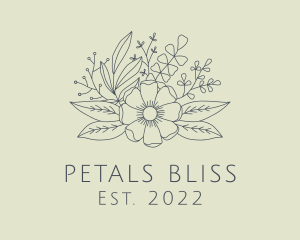 Flower Arrangement Garden logo design