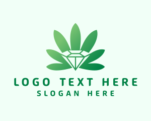 Weed Leaf Jewel logo