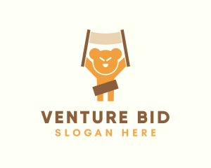 Bidding Banner Bear logo design