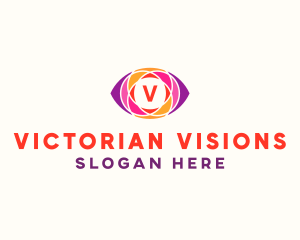 Optical Eye Mosaic logo design