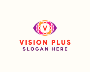 Optical Eye Mosaic logo design