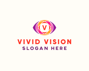 Optical Eye Mosaic logo design