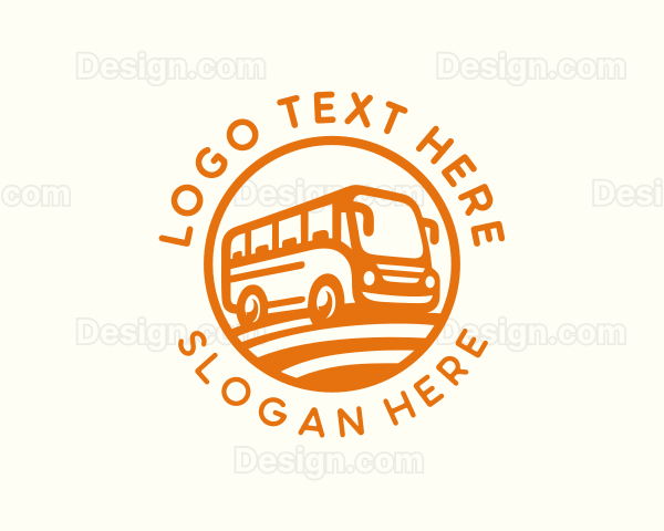 Tourist Bus Trip Logo