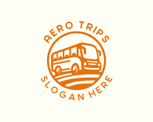 Tourist Bus Trip logo design