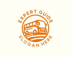 Tourist Bus Trip logo design