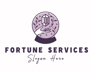 Fortune Telling Crystal Ball logo