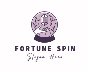 Fortune Telling Crystal Ball logo design