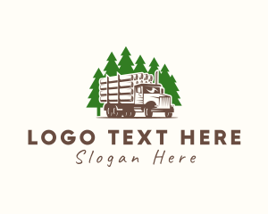 Forest Logging Truck logo
