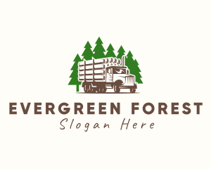 Forest Logging Truck logo