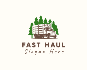 Forest Logging Truck logo