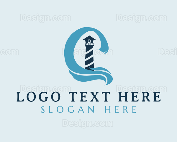 Lighthouse Ocean Tower Logo