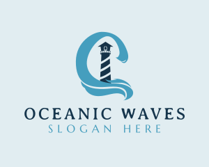 Lighthouse Ocean Tower logo design