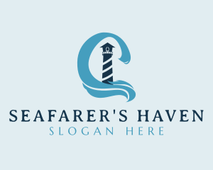 Lighthouse Ocean Tower logo design