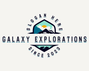 Mountain Travel Adventure logo design