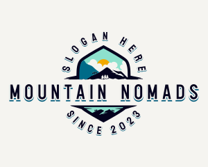 Mountain Travel Adventure logo design