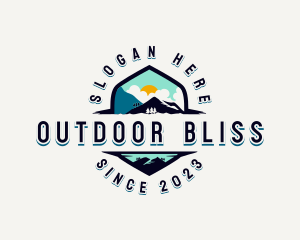 Mountain Travel Adventure logo design