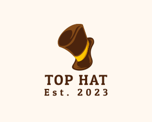 Old Quirky Top Hat logo design