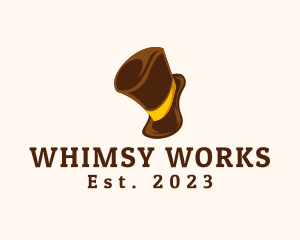 Old Quirky Top Hat logo design