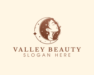 Moon Woman Beauty logo design