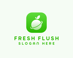 Fruit Planet App logo design