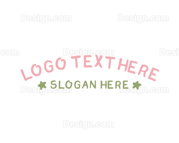 Cute Kiddie Wordmark Logo