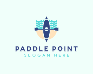 Kayak Boat Tournament logo design