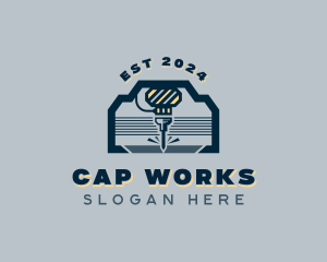 Industrial Laser Milling  logo design