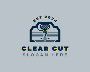 Industrial Laser Milling  logo design