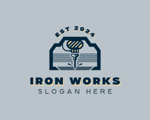 Industrial Laser Milling  logo design