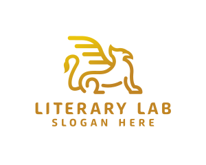 Golden Griffin  Creature logo